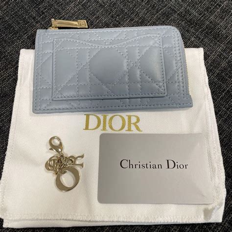 国内発送！【DIOR】LADY DIOR コンパクト ジップ カードホル 